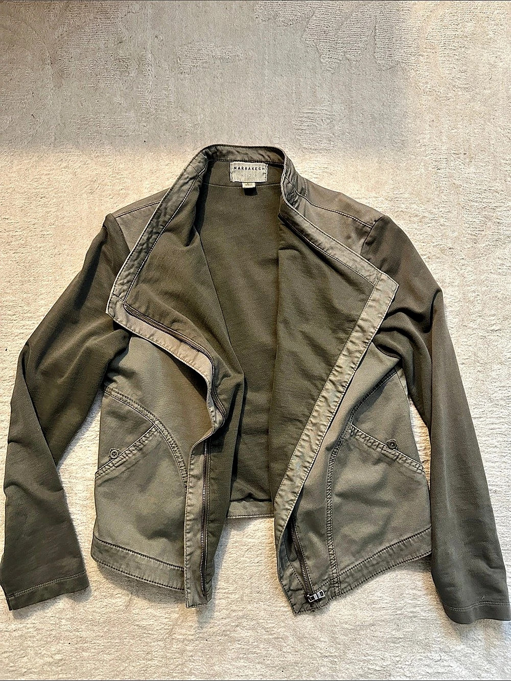 Marrakech Utility Jacket in Green Size Large Like New